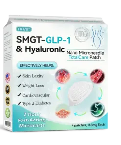 HHVB® SMGT-GLP-1 ＆ Hyaluronic Nano Microneedle TotalCare Patch