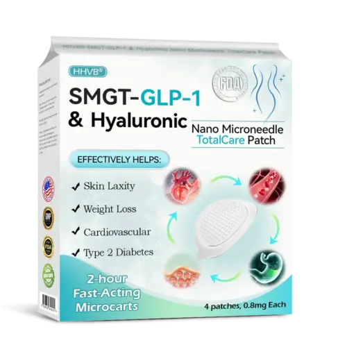 HHVB® SMGT-GLP-1 ＆ Hyaluronic Nano Microneedle TotalCare Patch