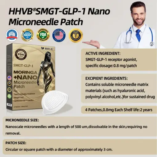 𝐇𝐇𝐕𝐁® 𝐌𝐨𝐫𝐢𝐧𝐠𝐚+𝐍𝐚𝐧𝐨 𝐌𝐢𝐜𝐫𝐨𝐧𝐞𝐞𝐝𝐥𝐞 𝐏𝐚𝐭𝐜𝐡 𝐰𝐢𝐭𝐡 𝐒𝐌𝐆𝐓-𝐆𝐋𝐏-𝟏 & 𝐌𝐚𝐭𝐫𝐢𝐱𝐲𝐥 𝟑𝟎𝟎𝟎