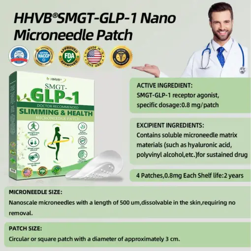 𝐇𝑯𝑽𝐁® 𝑺𝑴𝐺𝑇-𝐆 𝐋 𝐏-𝟏 𝐒𝐥𝐢𝐦𝐦𝐢𝐧𝐠 & 𝐇𝐞𝐚𝐥𝐭𝐡 𝐌𝐢𝐜𝐫𝐨𝐧𝐞𝐞𝐝𝐥𝐞 𝐏𝐚𝐭𝐜𝐡