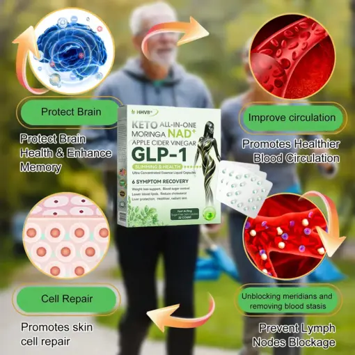 𝐇𝐇𝐕𝐁® GLP-1 & NAD+ Ultra Concentrated Essence Liquid Pearls